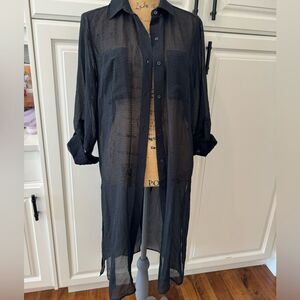Jones New York duster cardigan shirt